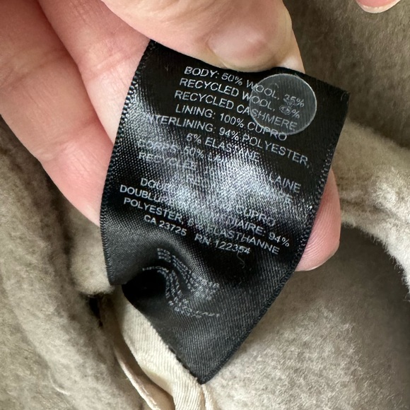 Aritzia Wilfred Only Wool Coat - Heather Almond - Size 3 (L) - Picture 5 of 6